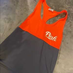 Coral & Gray Workout Tank Top